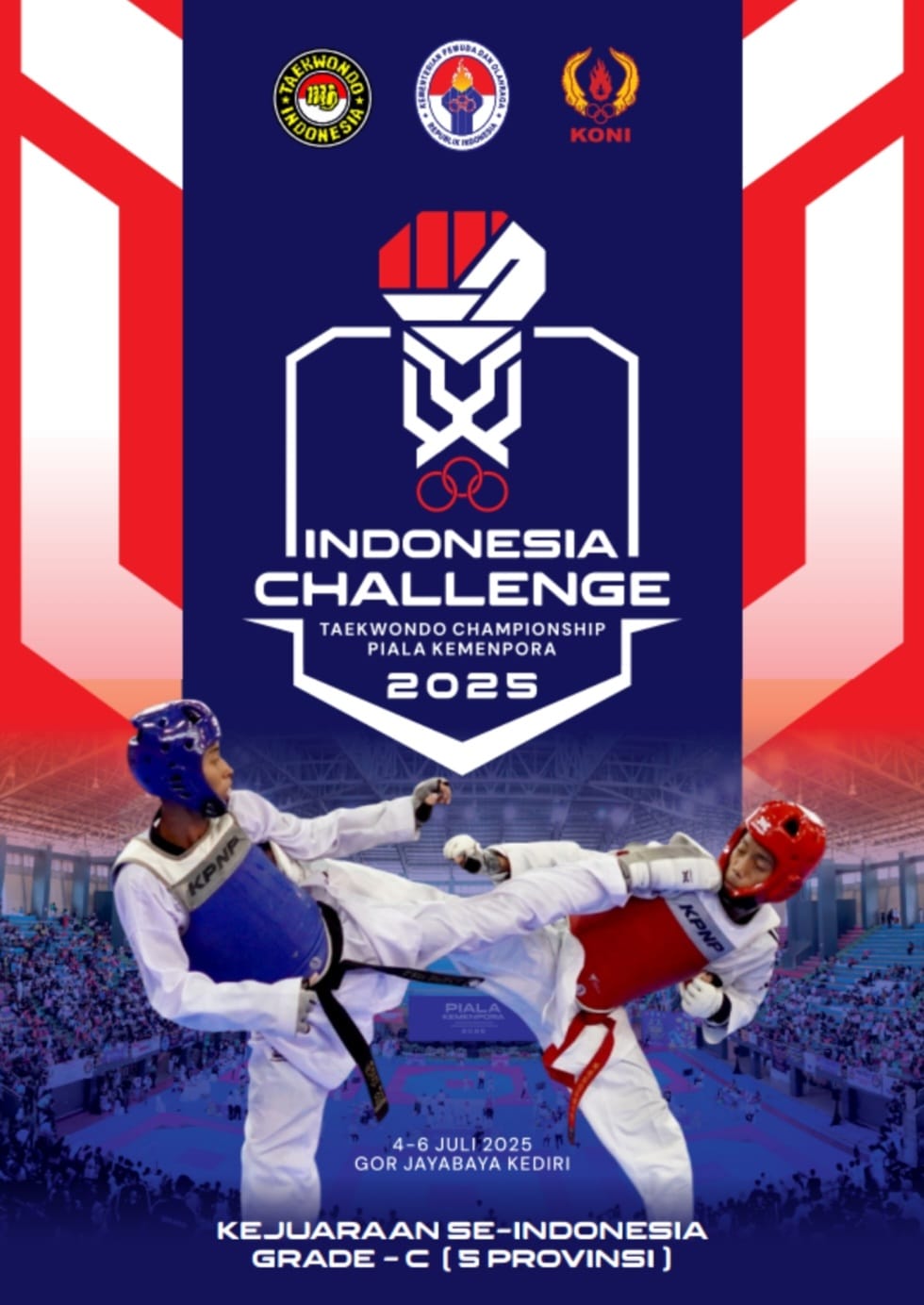 Ajang Pertarungan Prestasi Taekwondo di Tanah Air Taekwondo Indonesia Dojang INDRANAGA