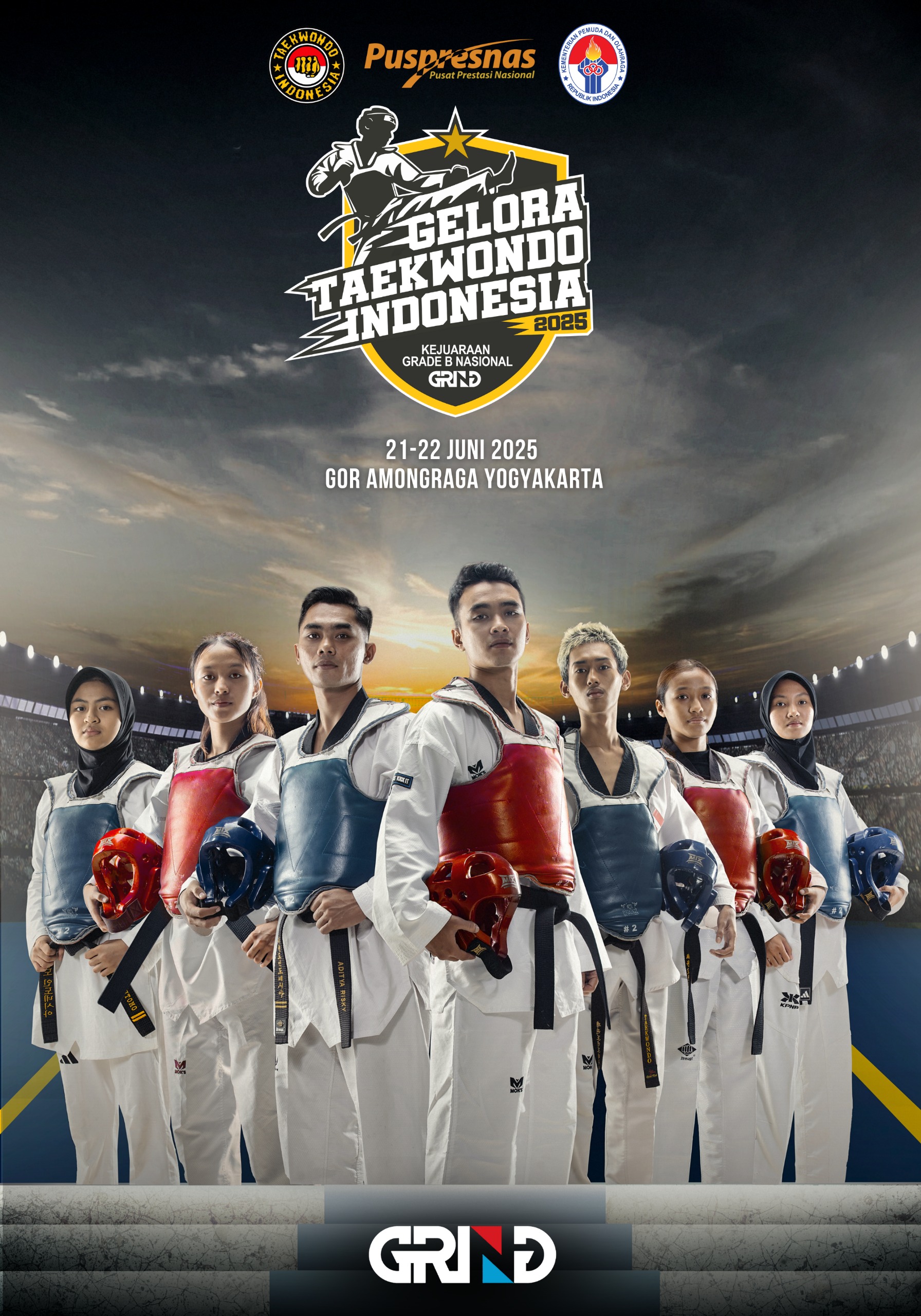 Panggung Juara Taekwondo Indonesia Taekwondo Indonesia Dojang INDRANAGA